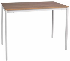 Masă de bucătărie Novales, stejar / crem