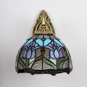 Brilagi - Aplică de perete Tiffany LORAS din vitralii 1xE27/40W/230V