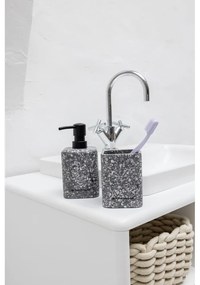 Suport pentru periuța de dinți gri din polirășină Tom Tailor T-Terrazzo – Wenko