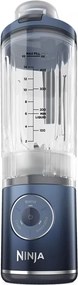 Blender portabil Ninja Blast Max BC251EUNV, 14,4 W, 11,1 V, 570 ml, 19 000 rpm, zdrobire gheață, până la 25 de cicluri, fără BPA, albastru