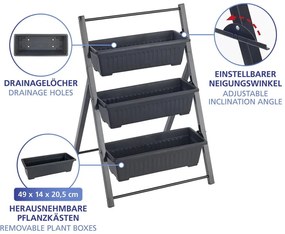 Suport pentru flori din metal (înălțime 85 cm) Vertical – Maximex