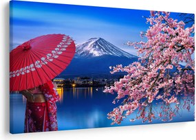 Tablou - cu privire la munte - Japonia (90x60 cm)