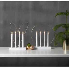 Sfeșnic de Crăciun GLOSSY 4xE10/3W/230V alb Eglo 410979