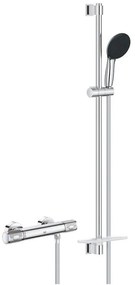 GROHE PRECISION FEEL 34853001 - baterie termostatică pentru duș + set de duș 90 cm, crom