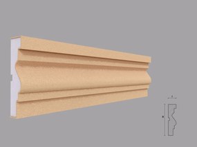 Ancadrament fereastra exterior FP129 dimensiuni 120x30x2000mm