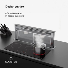 Klarstein CeramEase Slim VTC plită de gătit, vitroceramică, 3 zone de gătit, 5,2 kW, touch control, cronometru