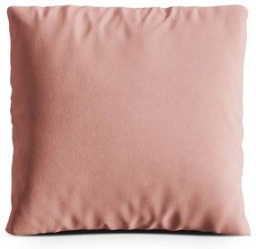 Pernă pentru canapea roz cu tapițerie din catifea Kemi – Cosmopolitan Design