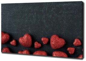 Pictură pe pânză Inima pe o placă