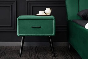 Noptiera design modern Sixties 50cm, verde A-41019 VC