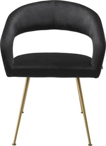 Scaun design elegant LUX Bravo, roche negru 116145 HZ