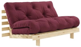 Canapea extensibilă roșie 140 cm Roots - Karup Design