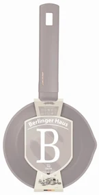 Oală pentru sos 16 cm, 1.2 L Berlinger Haus Taupe Collection BH 8087, cu strat antiaderent titan, ideală pentru încălzire și rețete rapide