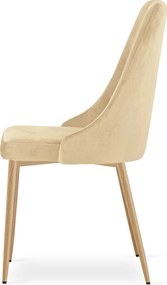 Scaun de masa IMOLA VELVET, bej