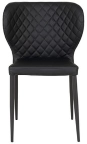 Scaune de dining negre 4 buc. Pisa – House Nordic