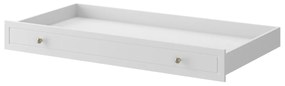 Sertar pentru pat Marylou alb 70x140 cm