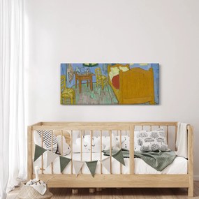 Tablou - Vincent van Gogh, The Bedroom, reproducere (120x50 cm)