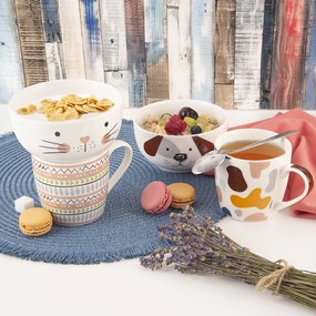 Set cană și bol 2 buc. din porțelan 350 ml – Orion