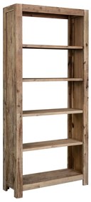 288242 vidaXL Bibliotecă, 80 x 30 x 170 cm, lemn masiv de acacia