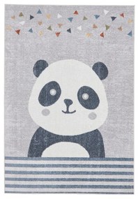 Covor pentru copii gri deschis 120x170 cm Vida Kids Panda – Think Rugs