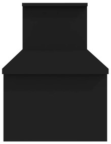 Comoda TV, negru, 180x30x43 cm, PAL 1, Negru