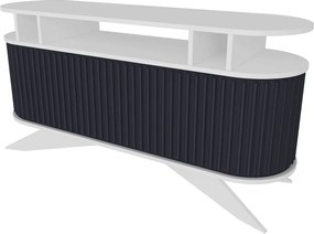 Bufet, Hanah Home, Stor, 150x43x75 cm, Alb / Antracit