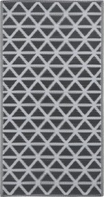 vidaXL Covor de exterior, ARAKIL negru, 80x150 cm, PP