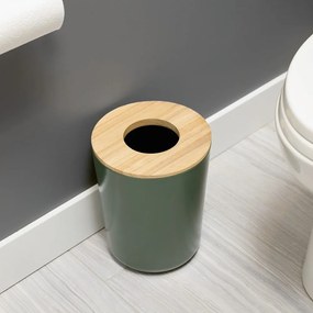 Coș de gunoi iDesign Eco Vanity, verde