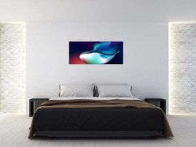 Tablou - Balena spațială (120x50 cm)