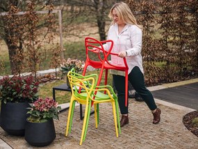 OFERTA Scaun din plastic galben KATO Calitatea II.