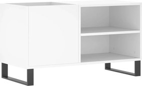 vidaXL Dulap de discuri, alb, 85x38x48 cm, lemn prelucrat