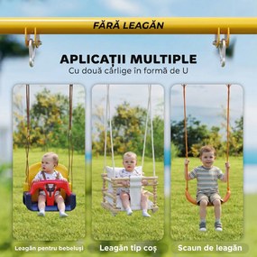 AIYAPLAY Cadru pentru Leagăn de Grădină din Oțel, Anti-UV, Gri | Aosom Romania