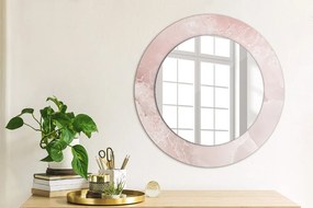Oglinda cu decor rotunda Piatră roz
