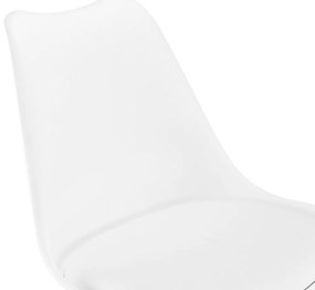 Milo 4+1 set de sufragerie alb-negru