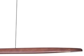 Lustră LED pe cablu MAXLIGHT P0598 WOODY LED/25W/230V maro