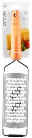 Razatoare inox si maner lemn, 7x3x33 cm