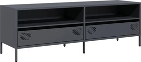 vidaXL Dulap TV, antracit, 135x39x43,5 cm, oțel laminat la rece
