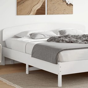 842487 vidaXL Tăblie de pat, alb, 200 cm, lemn masiv de pin