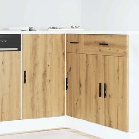 vidaXL Dulap de bază pentru bucătărie “Lyon” Artisan Stejar din