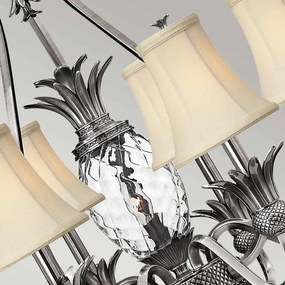 Lustră pe lanț Hinkley HK-PLANT7-PL PLANTATION 7xE14/40W/230V argintiu