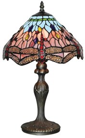 Veioza/Lampa de masa cu sticla tiffany Dragonfly
