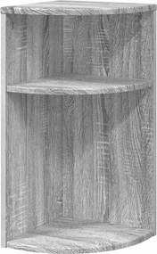 vidaXL Masă laterală Gri Sonoma 29,6 x 29,6 x 60 cm Lemn compozit