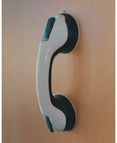 Bară pentru baie cu ventuze Spirella SAFE, albă,29 cm