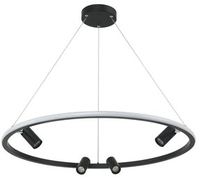 Lustră LED pe cablu dimabilă LED/59W/230V d. 79 cm negru Zambelis 22013