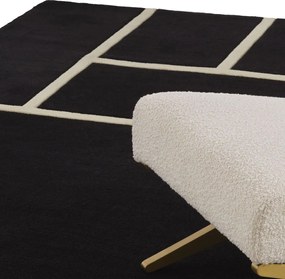 Covor design LUX Omar 300x400cm, negru 115826 HZ