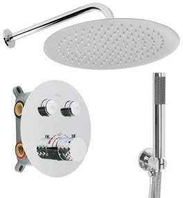 Set de dus incastrat Rea Lungo Diamond crom + BOX