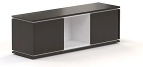 Dulap de perete Creator 123,2 x 35 x 40 cm, alb / wenge