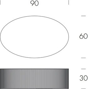 Masuta de Cafea Design LUX, Andra 90cm