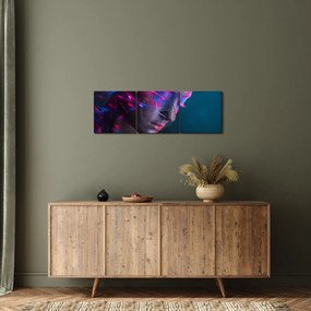 Tablou strălucitor a femeii (cu ceas) (90x30 cm)