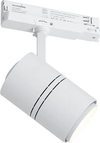 Spot modern alb pentru șină trifazată, inclusiv LED - Riglă trifazată