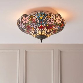 Endon 70709 - Plafonieră Tiffany SULLIVAN 2xE27/60W/230V Ø 40 cm